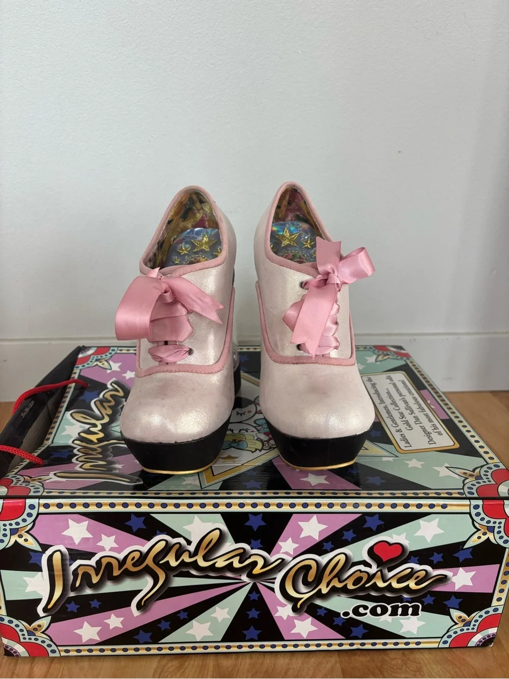 Irregular Choice Ballerina Glissade Heels in Pink